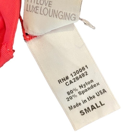 L*SPACE Jaime Bikini Top in Geranium, Size S - Picture 6 of 10